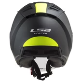 LS2 COPTER 2 URBANE MAT SİYAH-NEON SARI KASK thumbnail 2