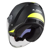 LS2 COPTER 2 URBANE MAT SİYAH-NEON SARI KASK thumbnail 10