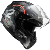 LS2 RAPID 2 CIRCLE MAT SİYAH-KIRMIZI KASK thumbnail 9