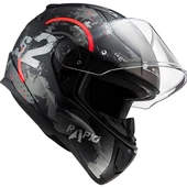 LS2 RAPID 2 CIRCLE MAT SİYAH-KIRMIZI KASK thumbnail 11