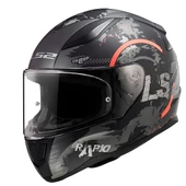 LS2 RAPID 2 CIRCLE MAT SİYAH-KIRMIZI KASK thumbnail 4