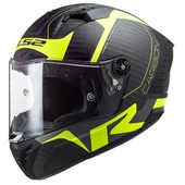 LS2 THUNDER KARBON RACING 1 MAT NEON SARI KASK thumbnail 1