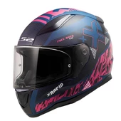 LS2 RAPID 2 XTREET MAT MAVİ-MOR KASK thumbnail 1