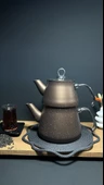 GRANİT ÇAYDANLIK TAKIMI METAL KULP thumbnail 1