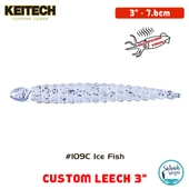 Keitech Custom Leech 7.6cm (3") #109C Ice Fish thumbnail 1