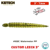 Keitech Custom Leech 7.6cm (3") #102C Watermelon PP thumbnail 1