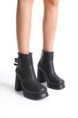 Papuçcity Sprs 02982 Kadın 9,5 Cm Platform Topuklu Bot thumbnail 1