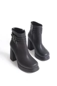 Papuçcity Sprs 02982 Kadın 9,5 Cm Platform Topuklu Bot thumbnail 4
