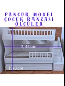 Pancur Model Çocuk Ranzası thumbnail 3
