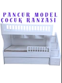 Pancur Model Çocuk Ranzası thumbnail 1