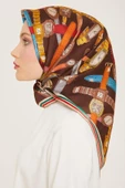 85 Armine Twill İpek Eşarp 9141D thumbnail 3