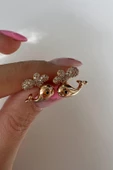 BALİNA KÜPE ( ALTIN KAPLAMA 18K) thumbnail 1