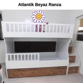 Atlantik Beyaz Model Çocuk Ranzası thumbnail 4