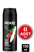 Axe Africa 6 Adet 150 ml Erkek Deodorant thumbnail 1