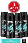 Axe Apollo 150 ml 4 Adet Erkek Deodorant thumbnail 1
