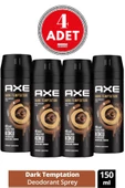 Axe Dark Temptation 150 ml 4 Adet Erkek Deodorant thumbnail 1