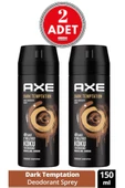 Axe Dark Temptation 2 Adet 150 ml Erkek Deodorant thumbnail 1