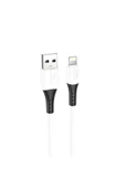 HOCO X82 iPhone Lightning to USB 2.4A Silikon Data ve Şarj Kablosu thumbnail 2