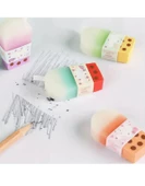 Bubble Tea Renkli Silgi - 4 Adet thumbnail 3