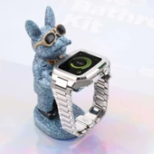Apple Watch 7 45mm  KRD-64 Metal Kordon thumbnail 6