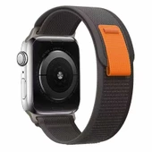 Apple Watch 7 41mm  KRD-77 Hasır Kordon thumbnail 2