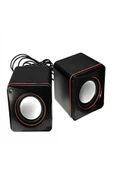 Multimedya 1+1 Mini Pc Hoparlör 2.0 Usb Speaker 2.5w thumbnail 1