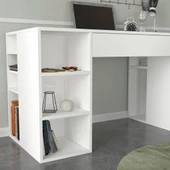 Dekorister Diamond Çalışma Masası Beyaz - 145 cm thumbnail 5