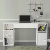 Dekorister Diamond Çalışma Masası Beyaz - 145 cm thumbnail 1