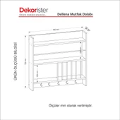 Dekorister Dellana Mutfak Dolabı Beyaz thumbnail 2