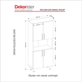 Dekorister William Çok Amaçlı Dolap thumbnail 7