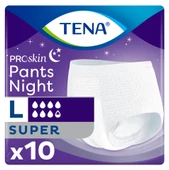 TENA 7,5 DAMLA PANTS NIGHT SUPER LARGE 10 thumbnail 1