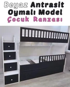Atlantik Beyaz Model Çocuk Ranzası thumbnail 1
