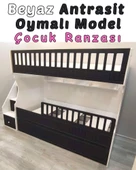 Atlantik Beyaz Model Çocuk Ranzası thumbnail 4