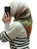 LEVİDOR İ-3834 TWİLL İPEK EŞARP thumbnail 10