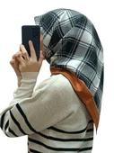 LEVİDOR İ-3843 TWİLL İPEK EŞARP thumbnail 10