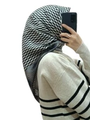 LEVİDOR İ-3835 TWİLL İPEK EŞARP thumbnail 5