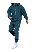 Erkek Dikey Baskılı Oversize Eşofman Takımı thumbnail 4