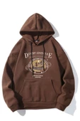 Kadın Desert Baskılı Kapüşonlu Sweatshirt thumbnail 2