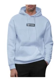 Erkek Awesome Baskılı Oversize Kapşonlu Sweatshirt thumbnail 2