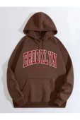 Brooklyn Baskılı Kapüşonlu Sweatshirt thumbnail 10