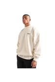 Erkek Represent Baskılı Oversize Bisiklet Yaka Sweatshirt thumbnail 3