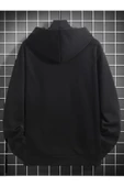 Erkek Slowly Baskı Kapüşonlu Sweatshirt thumbnail 3