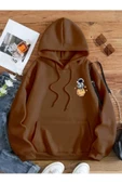 Kadın Galaxy Sırt Baskılı Oversize Sweatshirt thumbnail 10
