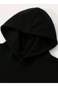 Erkek Monaco Baskılı Oversize Kapşonlu Sweatshirt thumbnail 8