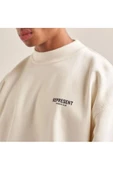 Erkek Represent Baskılı Oversize Bisiklet Yaka Sweatshirt thumbnail 7