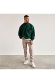 Erkek Represent Baskılı Oversize Bisiklet Yaka Sweatshirt thumbnail 4