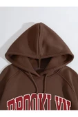 Brooklyn Baskılı Kapüşonlu Sweatshirt thumbnail 11