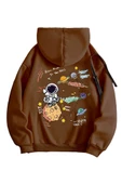 Kadın Galaxy Sırt Baskılı Oversize Sweatshirt thumbnail 7