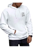 Erkek New York Baskılı Kapüşonlu Sweatshirt thumbnail 7