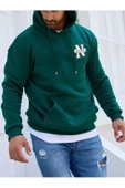 Erkek New York Baskılı Kapüşonlu Sweatshirt thumbnail 12